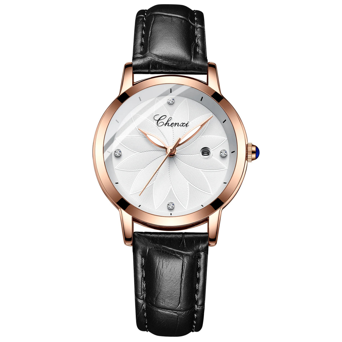 Relógio Feminino Chenxi 303 – Prism Elegance Calendar