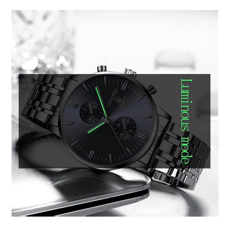 Relógio Masculino Chenxi 071 — Elegant Chrono Steel