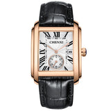 Relógio Masculino Chenxi 8216 – Tank Rose Gold Vintage