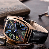 Relógio Chenxi 8217 — Vanguard Curve Leather