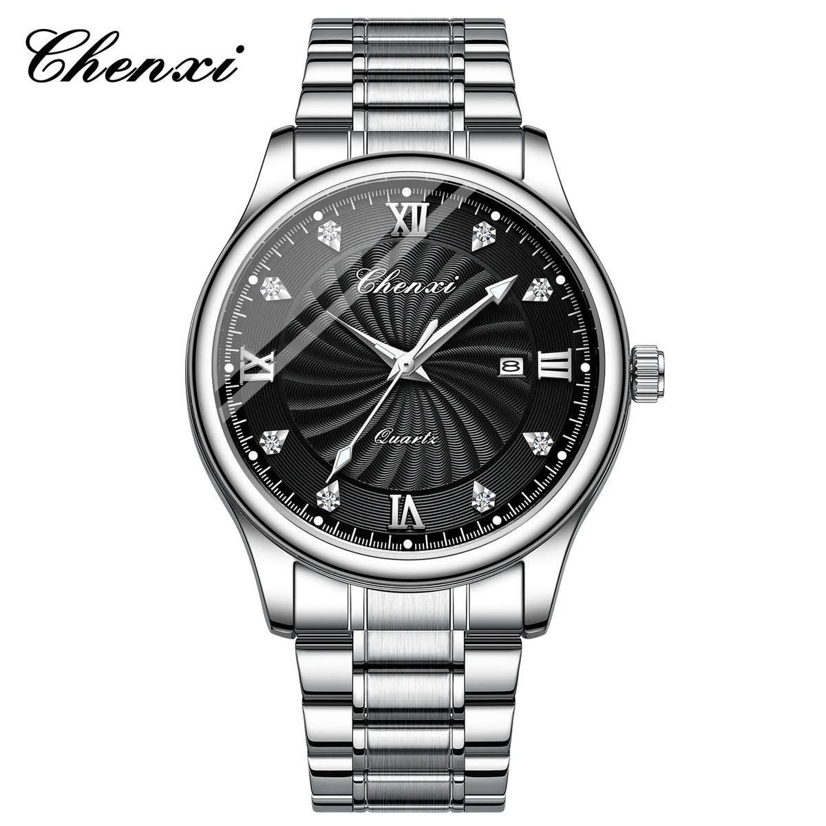 Relógio Masculino Chenxi 012 – Radiant Sunburst Quartz