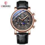 Relógio Masculino Chenxi 976 – Heritage Chrono Sun e moon