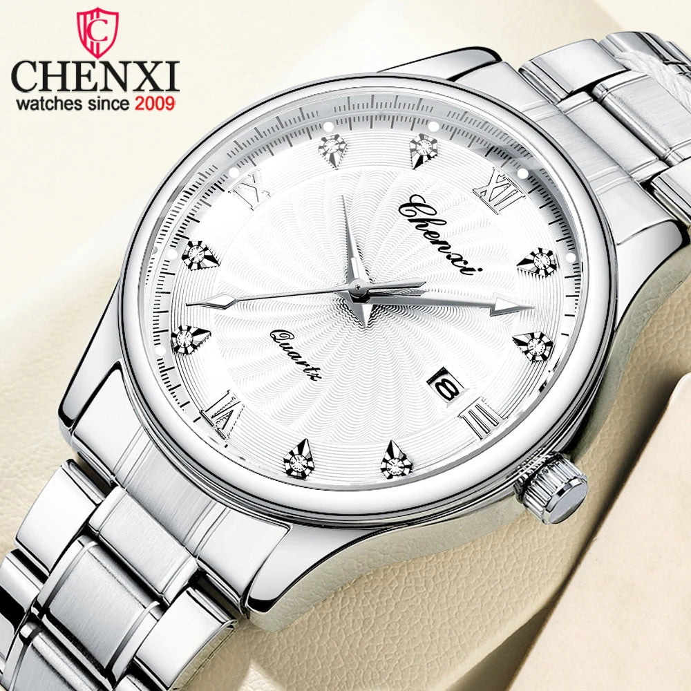 Relógio Masculino Chenxi 012 – Radiant Sunburst Quartz