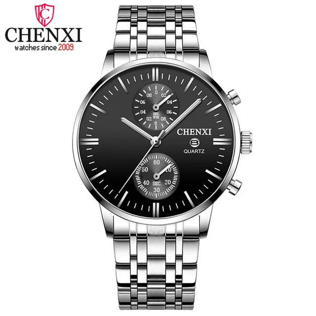 Relógio Masculino Chenxi 071 — Elegant Chrono Steel