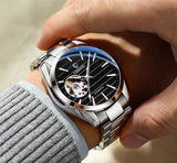 Relógio Chenxi 8806 — Fluted Open Heart Automatic