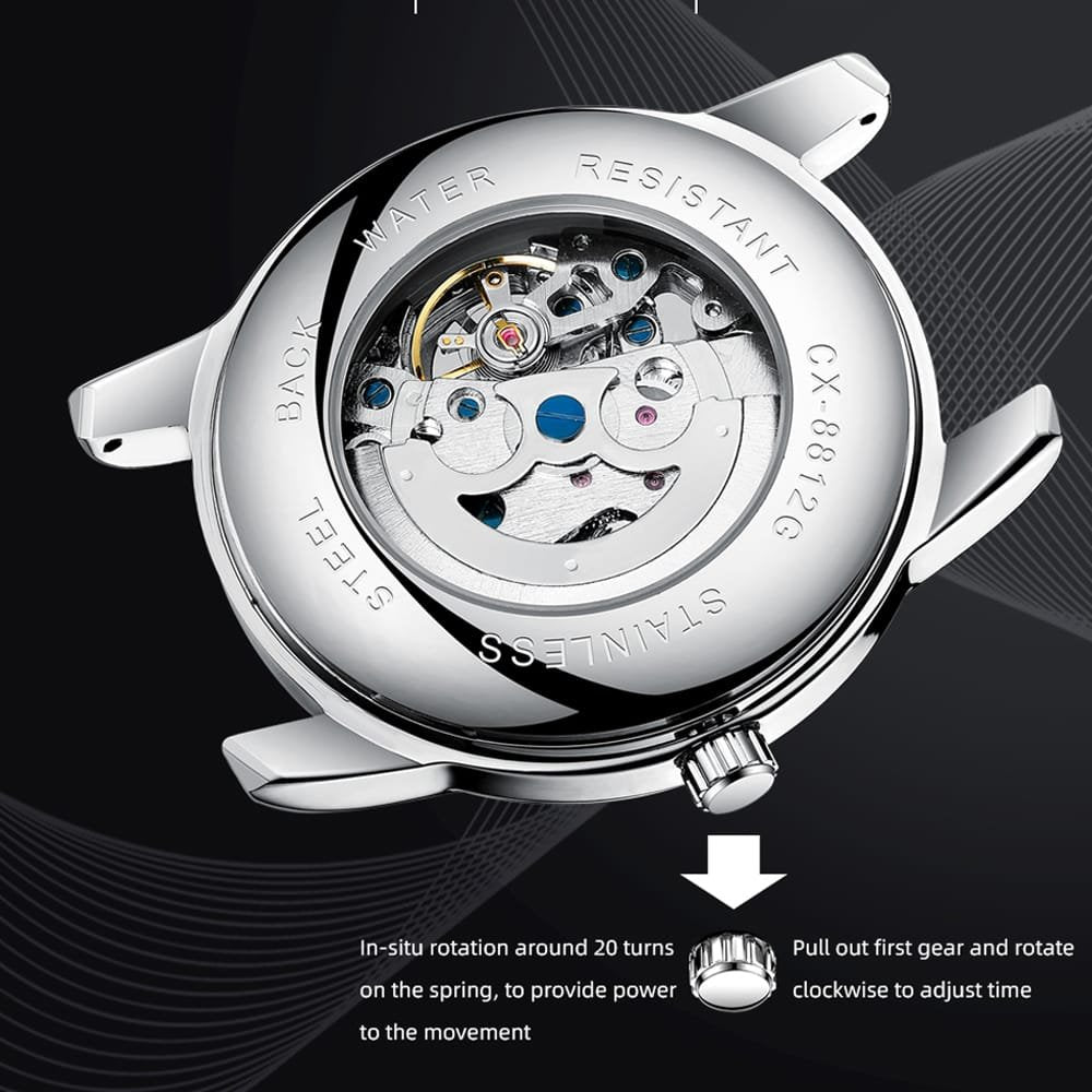 Relógio Masculino Chenxi 8842 – Skeleton Automatic Luminescent