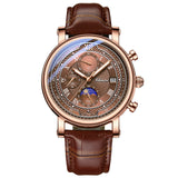 Relógio Masculino Chenxi 976 – Heritage Chrono Sun e moon