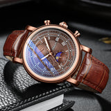 Relógio Masculino Chenxi 976 – Heritage Chrono Sun e moon