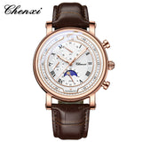 Relógio Masculino Chenxi 976 – Heritage Chrono Sun e moon