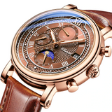 Relógio Masculino Chenxi 976 – Heritage Chrono Sun e moon