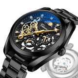 Relógio Masculino Chenxi 8811 – Celestial Skeleton Sun & Moon