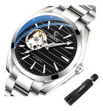 Relógio Chenxi 8806 — Fluted Open Heart Automatic