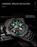 Relógio Chenxi 8808 — Imperial Diver Skeleton Automatic