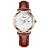 Relógio Feminino Chenxi 303 – Prism Elegance Calendar