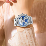 Relógio Feminino Chenxi 912 – Royal Oak Rhinestone Chrono