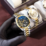 Relógio Masculino Chenxi 8811 – Celestial Skeleton Sun & Moon