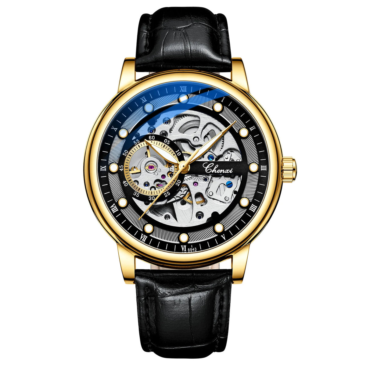 Relógio Masculino Chenxi 8843 – Skeleton Tourbillon Mechanical
