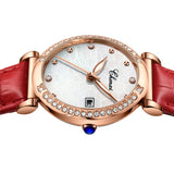 Relógio Feminino Chenxi 313 – Slim Crystal Elegance Calendar