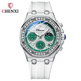 Relógio Feminino Chenxi 912 – Royal Oak Rhinestone Chrono