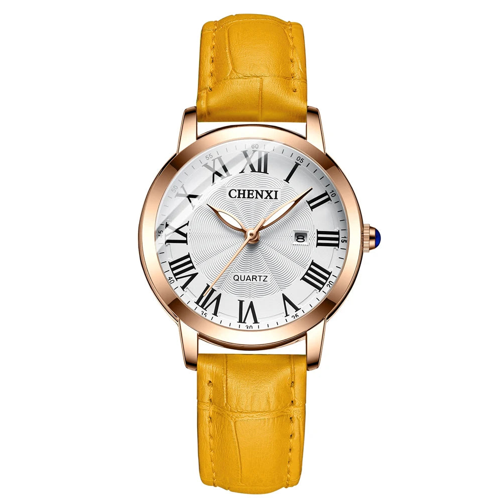 Relógio Feminino Chenxi 301 – Roman Elegance Classic