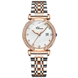 Relógio Feminino Chenxi 313 – Slim Crystal Elegance Calendar