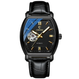 Relógio Masculino Chenxi 8815 – Tonneau Gold Automatic Open Heart