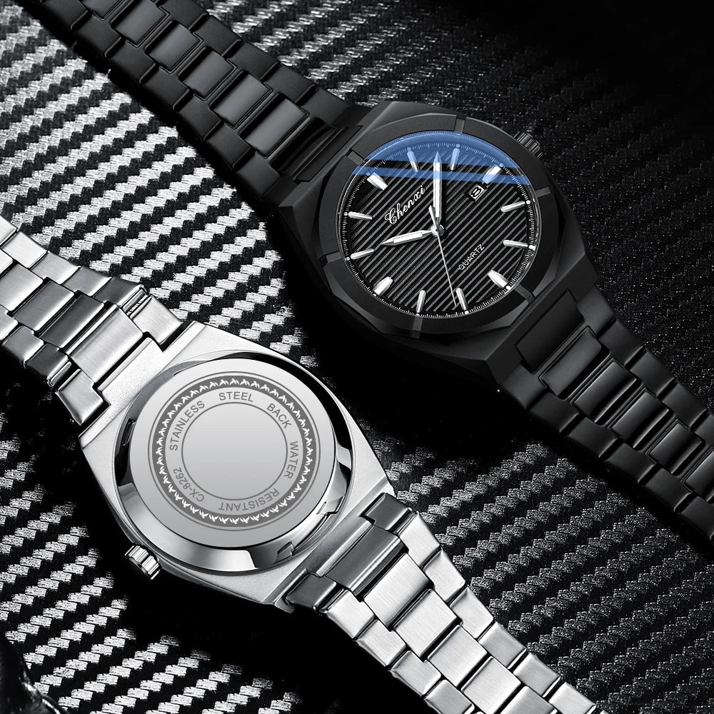 Relógio Masculino Chenxi 8262 – Octo Horizon Steel