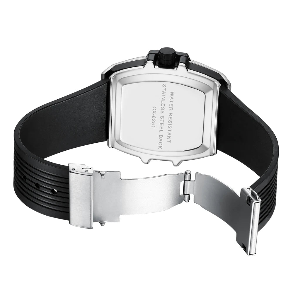 Relógio Masculino Chenxi 8251 – Skeleton Tonneau
