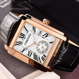 Relógio Masculino Chenxi 8216 – Tank Rose Gold Vintage