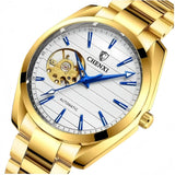 Relógio Chenxi 8806 — Fluted Open Heart Automatic
