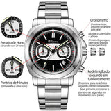 Relógios Chenxi 8871 — Apex Dual Chrono Steel