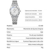 Relógio Feminino Chenxi 648 – Royal Oak Elegance Calendar