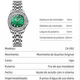 Relógio Feminino Chenxi 002 – Nautilus Crystal Elegance