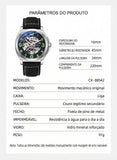 Relógios Chenxi 88542 — Skeleton Heritage Leather Automatic