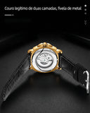 Relógios Chenxi 88542 — Skeleton Heritage Leather Automatic