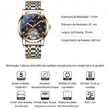 Relógio Masculino Chenxi 8870 – Skeleton Tourbillon Automatic
