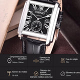 Relógio Masculino Chenxi 8216 – Tank Rose Gold Vintage