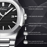 Relógio Masculino Chenxi 8222 – Nautilus Steel Classic