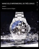 Relógio Chenxi 8808 — Imperial Diver Skeleton Automatic
