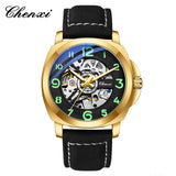 Relógios Chenxi 88542 — Skeleton Heritage Leather Automatic