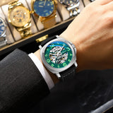 Relógios Chenxi 88542 — Skeleton Heritage Leather Automatic