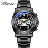 Relógios Chenxi 8871 — Apex Dual Chrono Steel