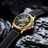 Relógios Chenxi 88542 — Skeleton Heritage Leather Automatic