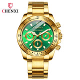 Relógio Chenxi CX-086A — Gold Chrono Pro