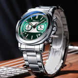 Relógios Chenxi 8871 — Apex Dual Chrono Steel