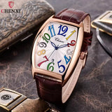 Relógio Chenxi 8217 — Vanguard Curve Leather