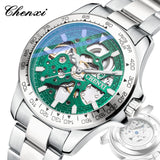 Relógio Chenxi 8808 — Imperial Diver Skeleton Automatic