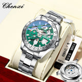 Relógio Chenxi 8808 — Imperial Diver Skeleton Automatic