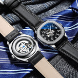 Relógio Masculino Chenxi 8813 – Nautilus Gold Open Heart