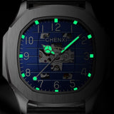 Relógio Masculino Chenxi 8813 – Nautilus Gold Open Heart